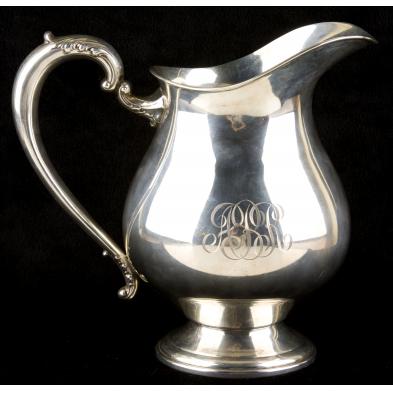 frank-m-whiting-sterling-silver-water-pitcher