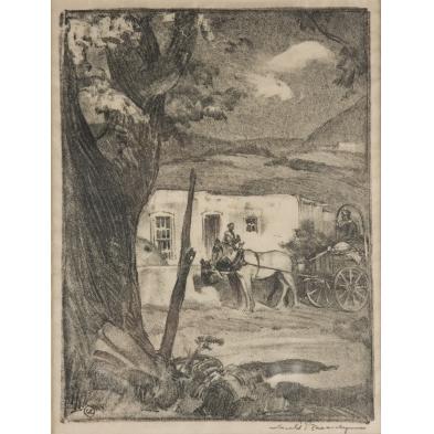 gerald-cassidy-nm-1879-1934-stone-lithograph