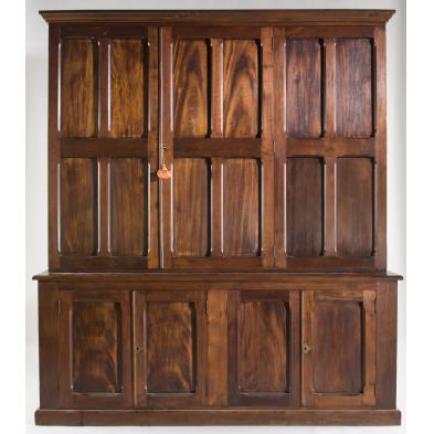 federal-mahogany-bookcase-cabinet