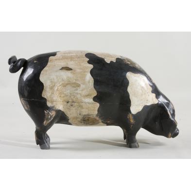 hand-carved-folk-art-pig-20th-century