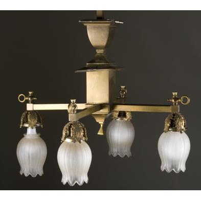 arts-crafts-brass-hall-chandelier-circa-1920s