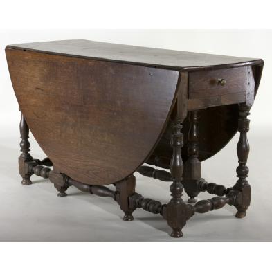 english-jacobean-oak-gate-leg-table
