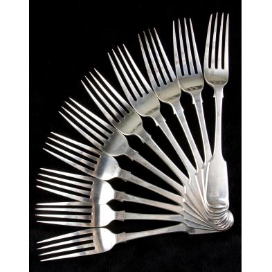 set-of-ten-sterling-silver-forks-by-william-eaton