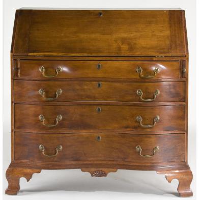 chippendale-oxbow-slant-lid-desk-18th-century