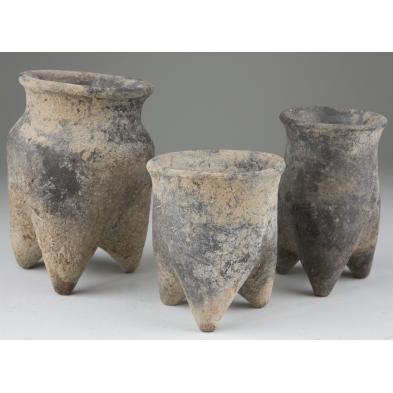 three-chinese-neolithic-tripod-jars
