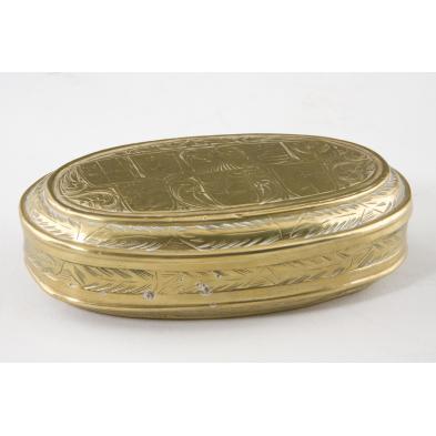 dutch-brass-snuff-box-18th-century
