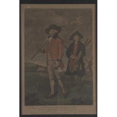 antique-golf-mezzotint