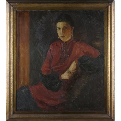 fred-a-precht-ny-20th-c-portrait-of-a-woman