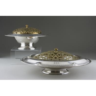 two-american-sterling-centerbowls-with-frogs