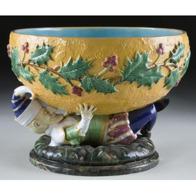 george-jones-majolica-punch-bowl