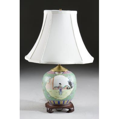 chinese-export-porcelain-table-lamp-19th-century