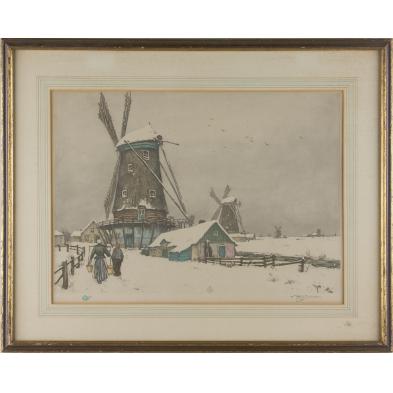 tavik-f-simon-czech-1877-1942-color-etching