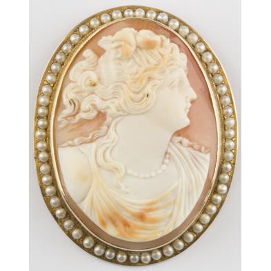 14kt-cameo-brooch-with-seed-pearls-19th-century