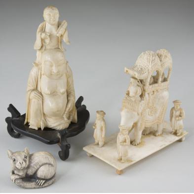 three-asian-ivory-carvings