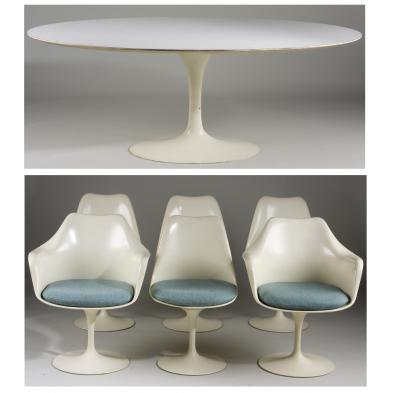 knoll-and-saarinen-tulip-chairs-with-table