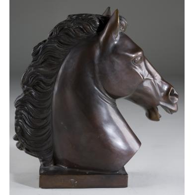 art-nouveau-bronze-horse-head