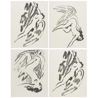 four-drypoint-etchings-by-reuben-nakian