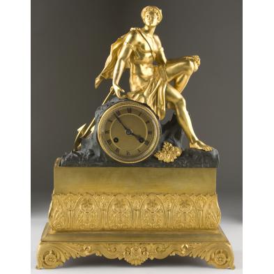 french-empire-ormolu-figural-mantel-clock