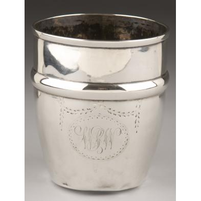 important-american-coin-silver-beaker