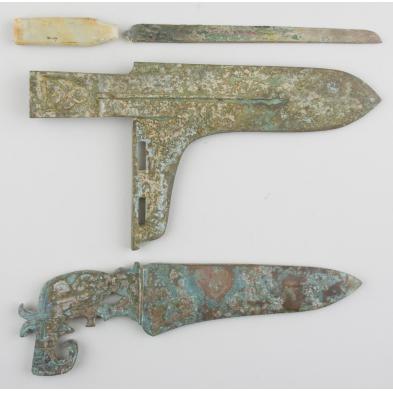 three-ancient-chinese-bronze-weapons