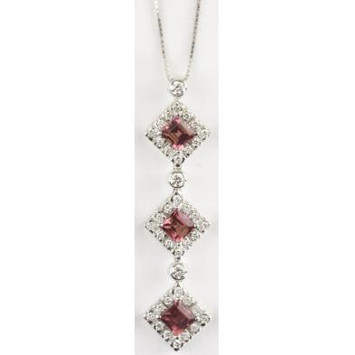 14kt-pink-tourmaline-and-diamond-pendant