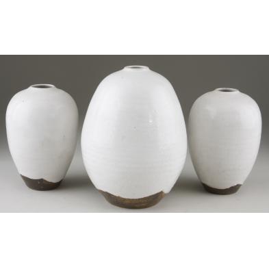 ben-owen-iii-nc-pottery-three-vases