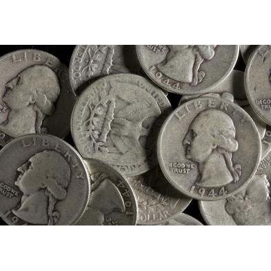 three-rolls-of-90-silver-washington-quarters