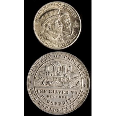 1924-huguenot-half-and-1933-colorado-bullion