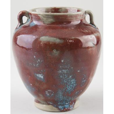 jugtown-nc-pottery-chinese-blue-tang-vase