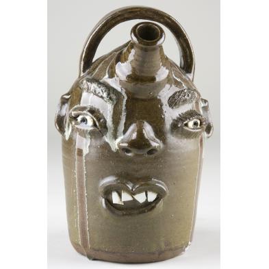 billy-henson-south-carolina-pottery-face-jug