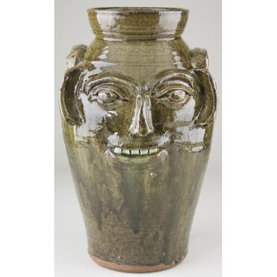 burlon-craig-nc-pottery-face-vase