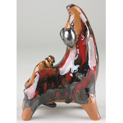 billy-ray-hussey-nc-pottery-boar