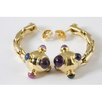 14kt-colored-stone-chandelier-earrings-italian