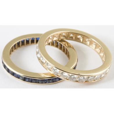 two-14kt-diamond-and-sapphire-eternity-bands