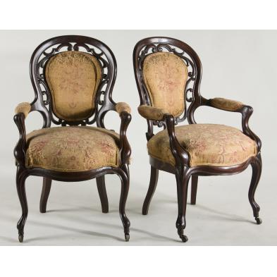 pair-rococo-revival-laminated-arm-chairs