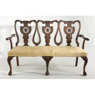 irish-chippendale-style-triple-back-settee