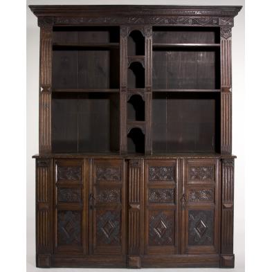 welsh-carved-oak-flatwall-cupboard