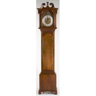 american-cherry-tall-case-clock-19th-century