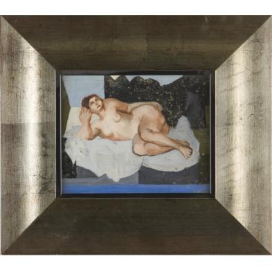 bernard-glasgow-ny-1914-1986-reclining-nude