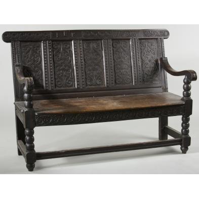 english-jacobean-style-oak-bench