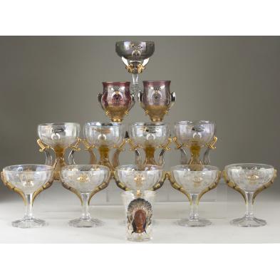 group-of-13-antique-shriners-glasses