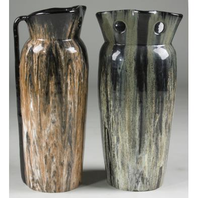 pair-of-a-r-cole-pottery-floor-vases