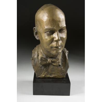 bronze-bust-of-a-man