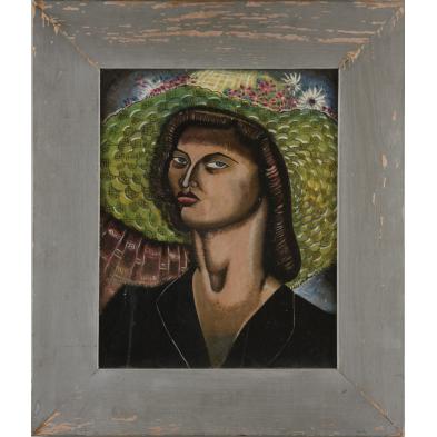 oronzo-gasparo-ca-ny-1903-1969-lady-with-hat