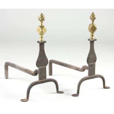 pair-of-american-penny-foot-andirons