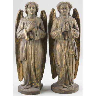 pair-of-german-giltwood-angels