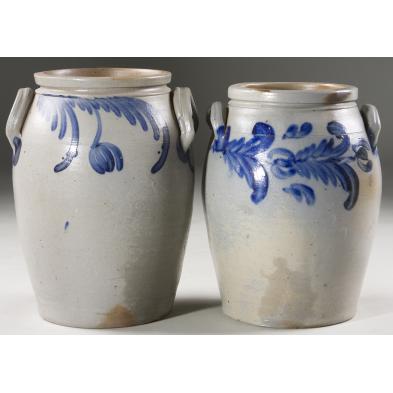 two-decorated-stoneware-storage-crocks