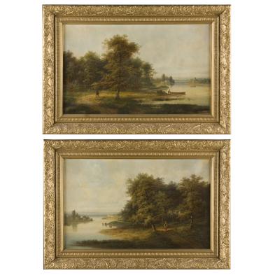 german-school-19th-c-two-landscapes