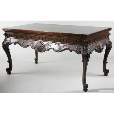irish-chippendale-style-library-table