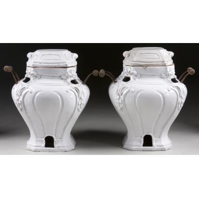 pair-of-french-ceramic-garden-censers